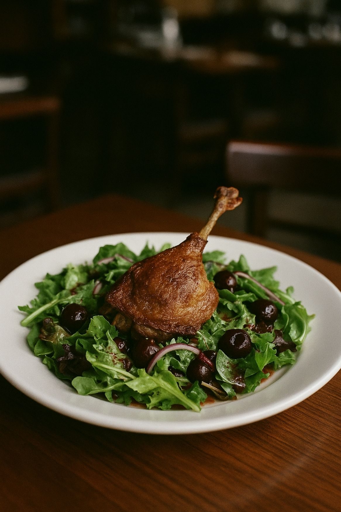 Duck Confit Salad.